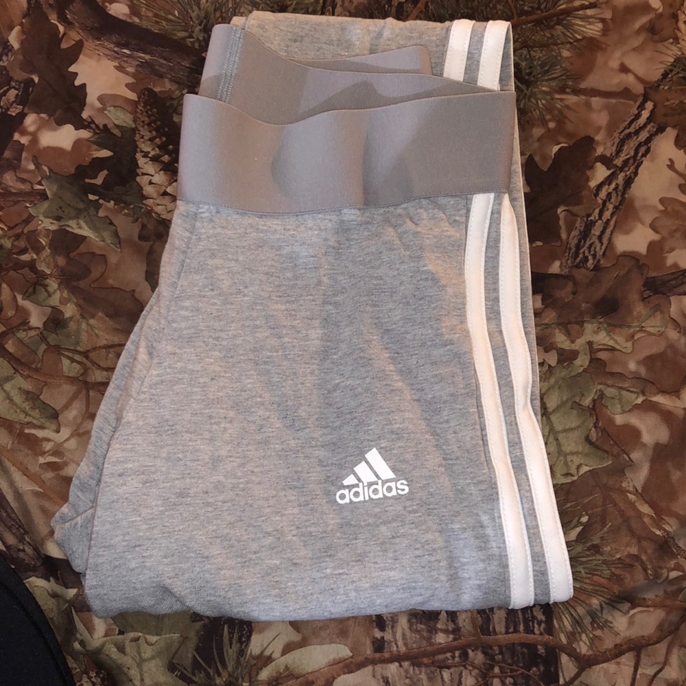 Adidas gray yoga pants